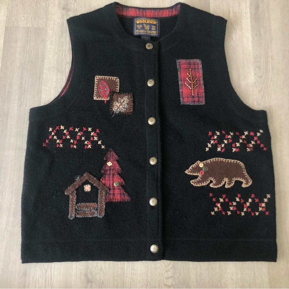 Vintage Woolrich 100% Pure Wool Winter Vest